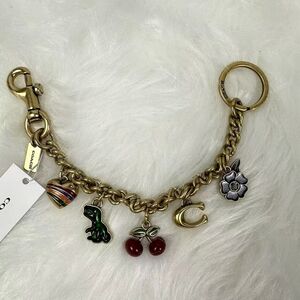 Coach Motif Chain Bag Charm